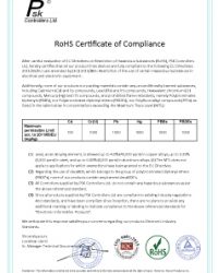 Certificate-ROHS